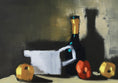 Load image into Gallery viewer, Vintage Art Room Original Kitchen Still Life Oil Painting Sweden
