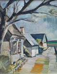 Load image into Gallery viewer, Original Vintage Farmhouse Oil Painting from Sweden