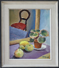Load image into Gallery viewer, Vintage Art Room Original interior Oil Painting Sweden 1945