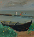 Load image into Gallery viewer, Vintage Art Original Oil Painting From Sweden