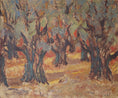 Load image into Gallery viewer, Mid Century Original Landscape Oil Painting From Sweden by A Nilsson