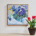 Load image into Gallery viewer, Vintage Art Still Life of Daffodils Original Oil Painting From Sweden
