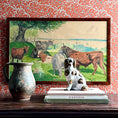 Load image into Gallery viewer, Vintage Art Room Original Painting of Cows From Sweden