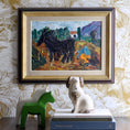 Load image into Gallery viewer, Vintage Art Original Landscape Oil Painting From Sweden