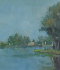 Load image into Gallery viewer, Mid Century Original Landscape Oil Painting From Sweden