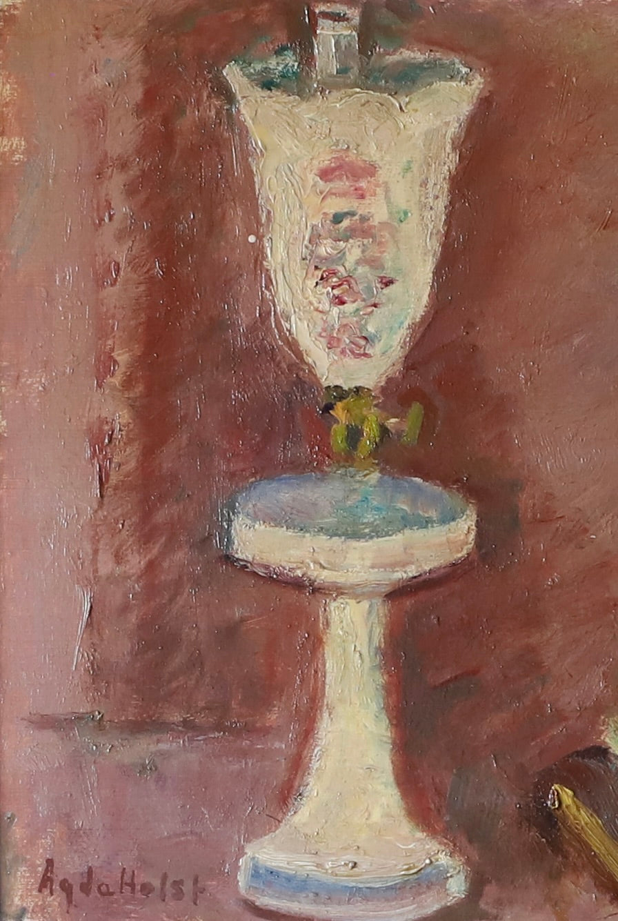 Vintage Mid Century Still Life Oil Painting From Sweden