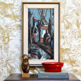 Load image into Gallery viewer, Mid Century Original Still Life Oil Painting From Sweden by K Christensen
