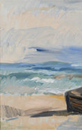 Load image into Gallery viewer, Mid Century Original Coastal Oil Painting From Sweden