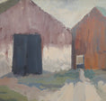 Load image into Gallery viewer, Vintage Mid Century Farm Painting Sweden