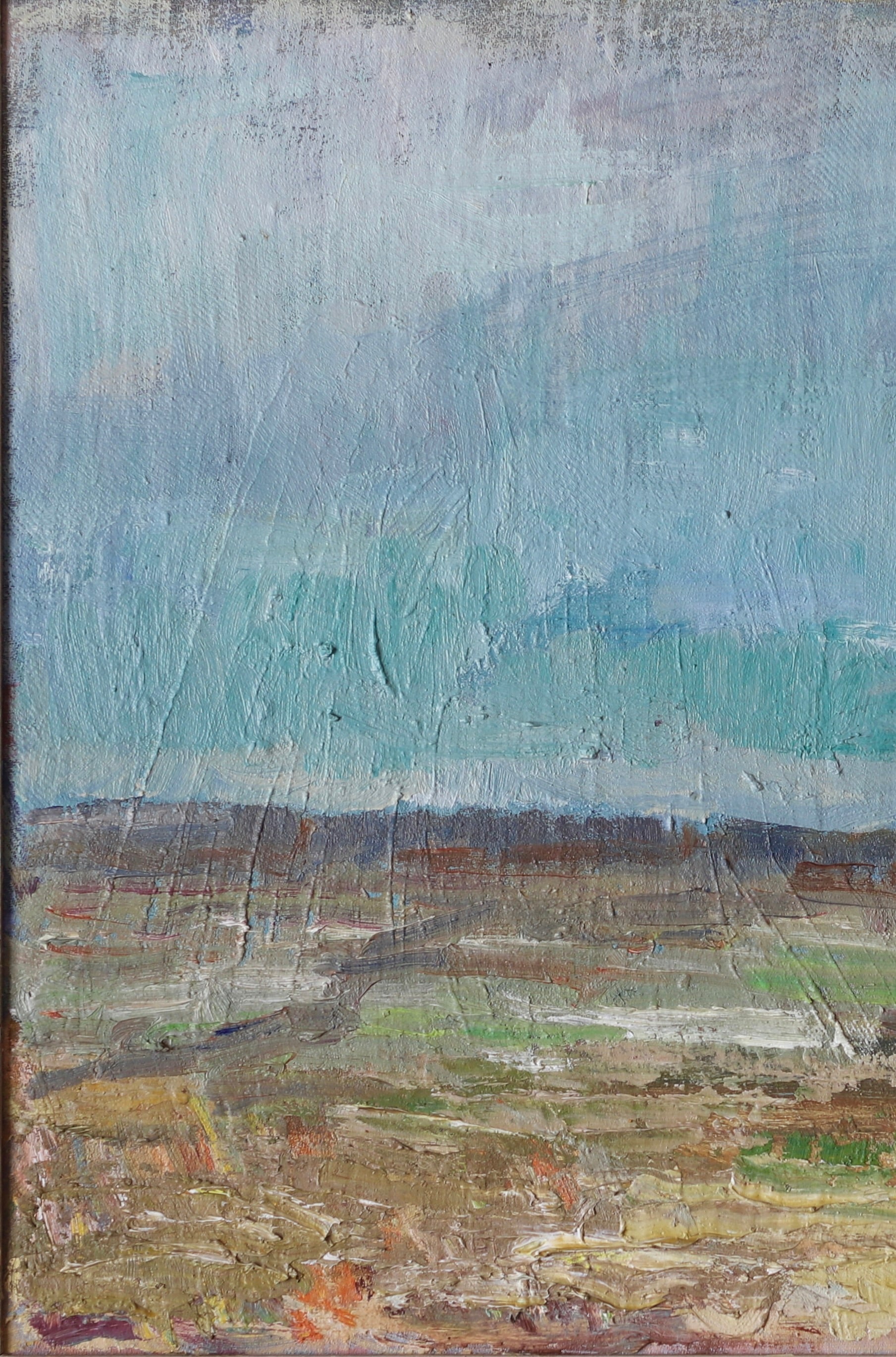 Mid Century Oil Painting by P Henje Sweden