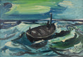 Load image into Gallery viewer, Mid Century Original Oil Painting From Sweden by E Olesen 1964