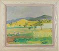 Load image into Gallery viewer, Vintage Art Mid Century Oil Painting From Sweden