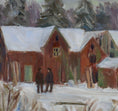 Load image into Gallery viewer, Mid Century Vintage Winterscape From Sweden by Ivars 1965