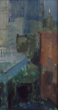 Load image into Gallery viewer, Mid Century Interior Oil Painting From Sweden