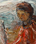 Load image into Gallery viewer, Mid Century Original Vintage Oil Painting from Sweden