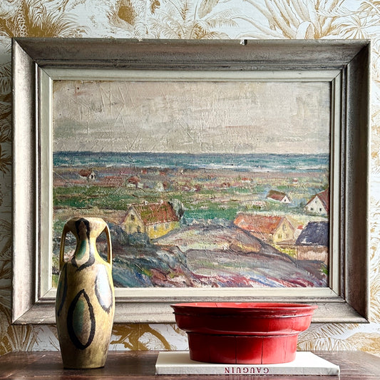 Mid Century Oil Painting by P Henje Sweden