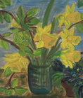 Load image into Gallery viewer, Vintage Art Still Life of Daffodils Original Oil Painting From Sweden