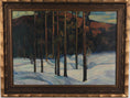 Load image into Gallery viewer, Original Winterscape Oil Painting From Sweden