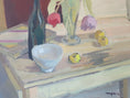 Load image into Gallery viewer, Large Original Vintage Art Still Life Oil Painting from Sweden