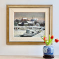 Load image into Gallery viewer, Mid Century Vintage Art Original Oil Painting From Sweden By E Skans