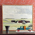 Load image into Gallery viewer, Mid Century Original Farmhouse Oil Painting from Sweden