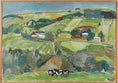 Load image into Gallery viewer, Vintage Art Room Original Oil Painting of Cows From Sweden
