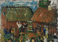 Load image into Gallery viewer, Vintage Art Original Oil Painting From Sweden by H Hansson 1970