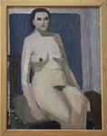 Load image into Gallery viewer, Original Mid Century Figurative Painting From Sweden