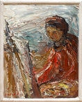 Load image into Gallery viewer, Mid Century Original Vintage Oil Painting from Sweden