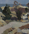 Load image into Gallery viewer, Vintage Art Room Original Landscape Oil Painting from Sweden