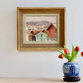 Load image into Gallery viewer, Vintage Art Room Coastal Painting from Sweden