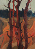 Load image into Gallery viewer, Vintage Art Room Original Landscape Oil Painting by G Turèn Sweden