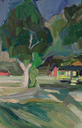 Load image into Gallery viewer, Vintage Art Original Oil Painting by G Jonn From Sweden 1956