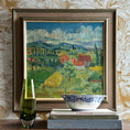 Load image into Gallery viewer, Original Mid Century Landscape Oil Painting from Sweden 1956
