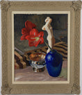 Load image into Gallery viewer, Vintage Art Room Mid Century Still Life Oil Painting From Sweden