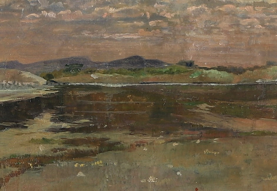 Coastal Painting by from Sweden by J Martensson