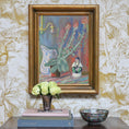 Load image into Gallery viewer, Vintage Art Room Original Still Life Oil Painting from Sweden 1933