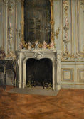Load image into Gallery viewer, Vintage Art Room Original Interior Oil Painting from Sweden 1895