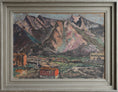 Load image into Gallery viewer, Vintage Original Coastal Oil Painting of Lofoten From Sweden