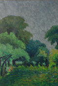 Load image into Gallery viewer, Striking Vintage Landscape Oil Painting From Sweden by A Kruger