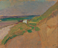 Load image into Gallery viewer, Mid Century Vintage Art Coastal Oil Painting from Sweden