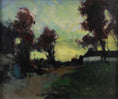 Load image into Gallery viewer, Mid Century Original Landscape Oil Painting From Sweden