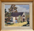 Load image into Gallery viewer, Mid Century Original Vintage Landscape Oil Painting from Sweden