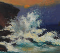 Load image into Gallery viewer, Vintage Coastal Painting by from Sweden by E Larsson 1958