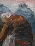 Load image into Gallery viewer, Mid Century Original Vintage Oil Painting from Sweden