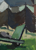 Load image into Gallery viewer, Original Oil Painting Vintage Mid Century By B Hillgrund Sweden