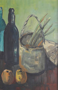 Load image into Gallery viewer, Mid Century Vintage Kitchen Still Life Painting from Sweden
