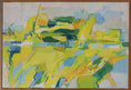 Load image into Gallery viewer, Colorful Original Vintage Mid Century Abstract Oil Painting from Sweden