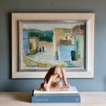 Load image into Gallery viewer, Mid Century Vintage Oil Painting From Sweden By H Cardell 1963
