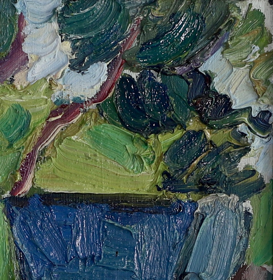 Mid Century Landscape Oil Painting By B Crantz Sweden